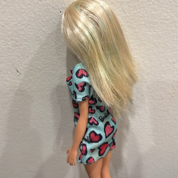 Barbie Doll with Heart Print Dress - Picture 3 of 4